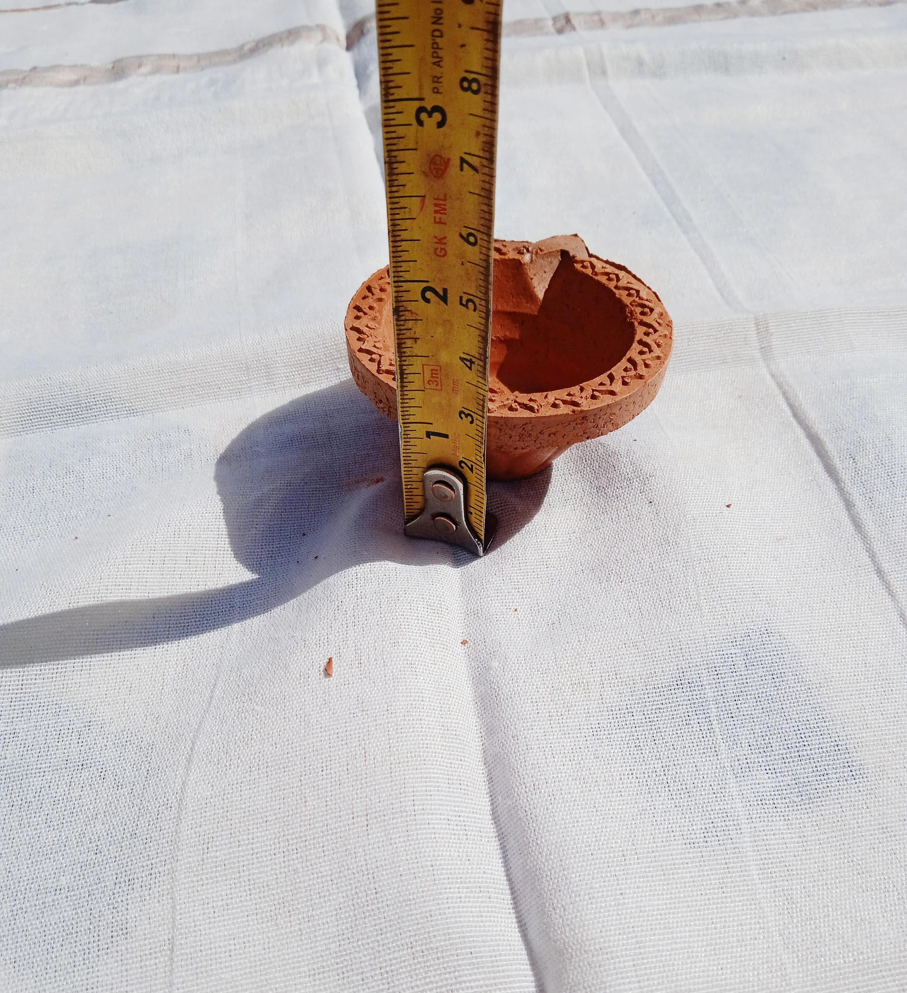 Natural clay terracotta Handmade red clay diwali diyas oil lamps deepak for diwali festival and rituals in small sizes