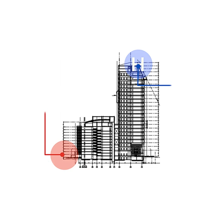 Best Place Land and 2 Buildings for Sale Near Thonglor, Bangkok Thailand Structure Multi Floor Office Buildings