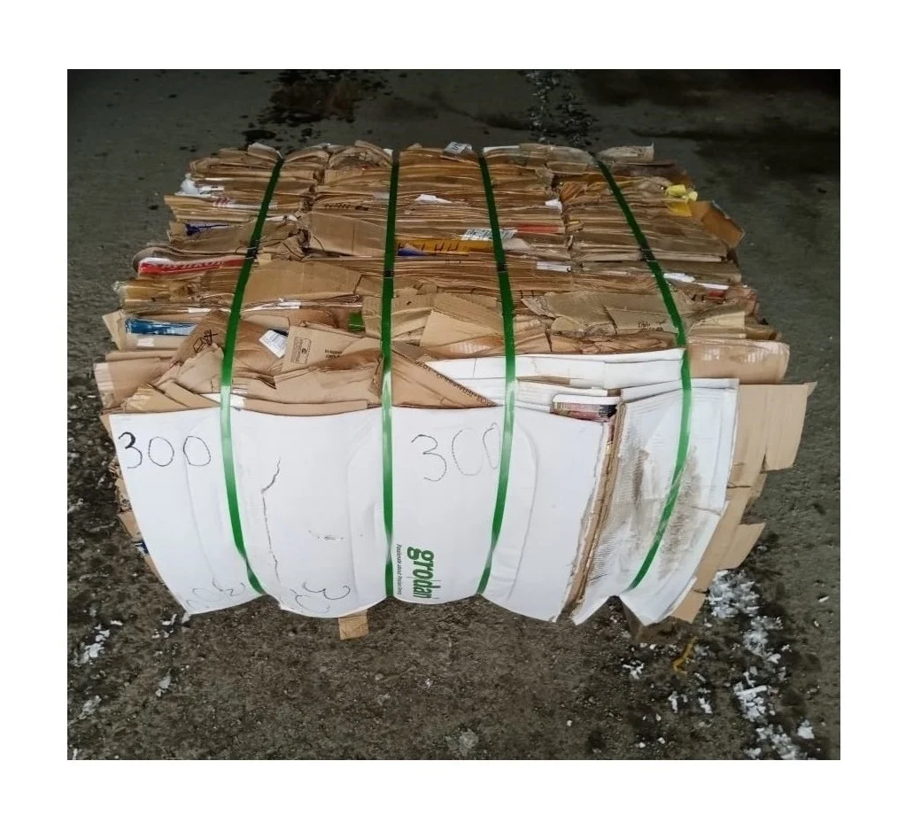 Отходы бумажного лома из гофрированного картона