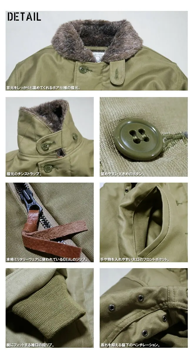 
High quality DECK JACKET various colors available made in japan 