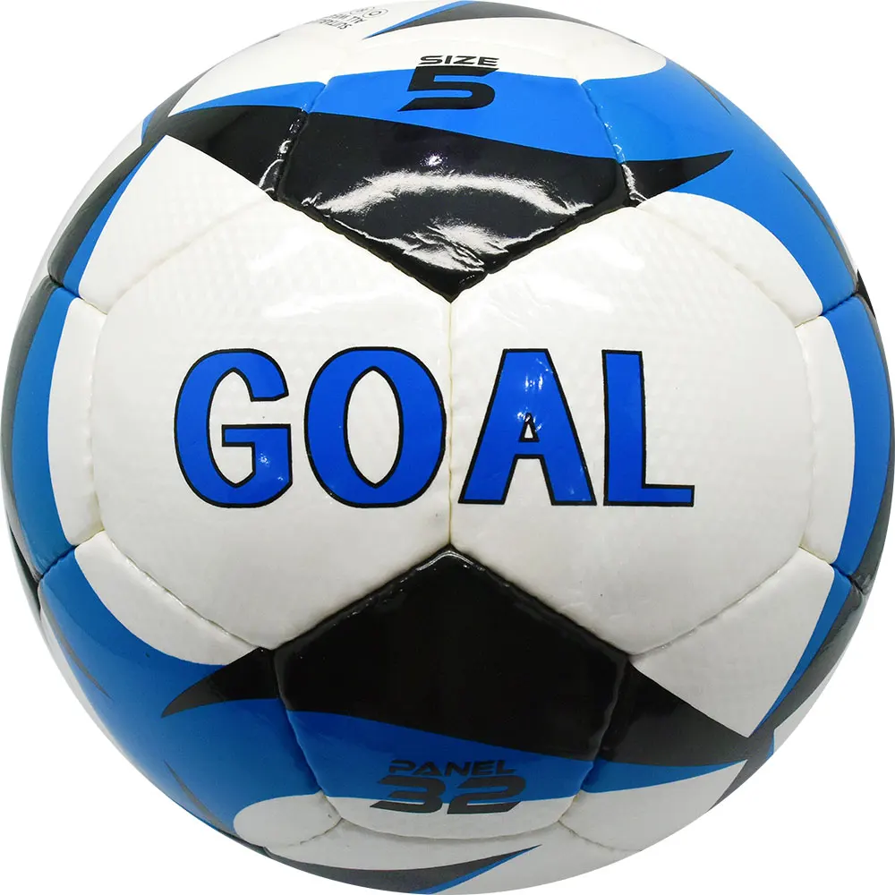 Бело-синий футбольный мяч Goal из полиуретана с бутиловыми лестницами от Atlas Industries