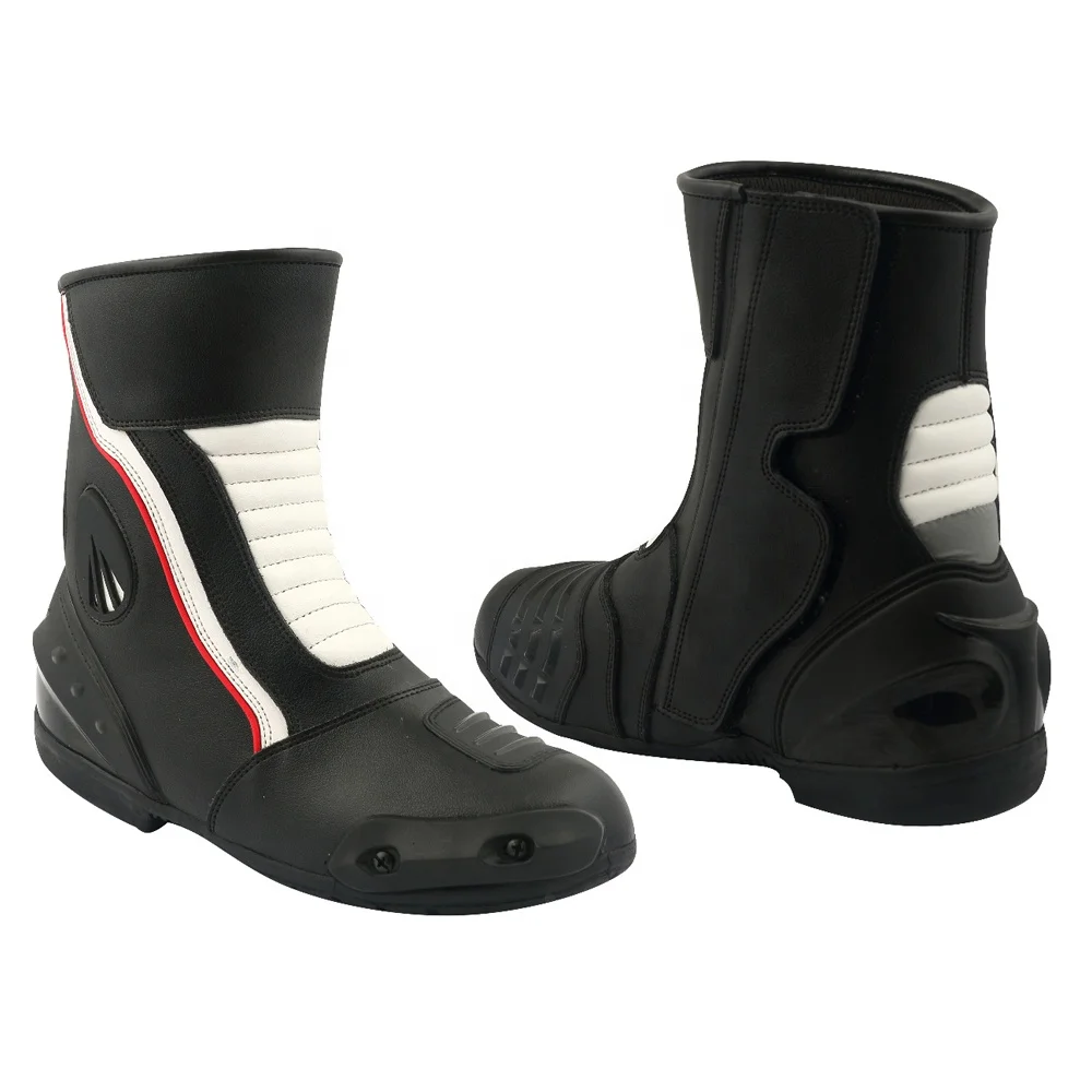 Racing Boots/men Leather Boots for Riders OEM Latest Design Motorbike Boots/motorcycle Leather Motorcycle & Auto Racing for Men