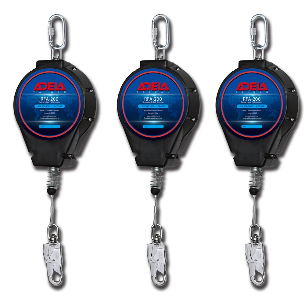 Retractable Type Fall Arrester For Work At Heights