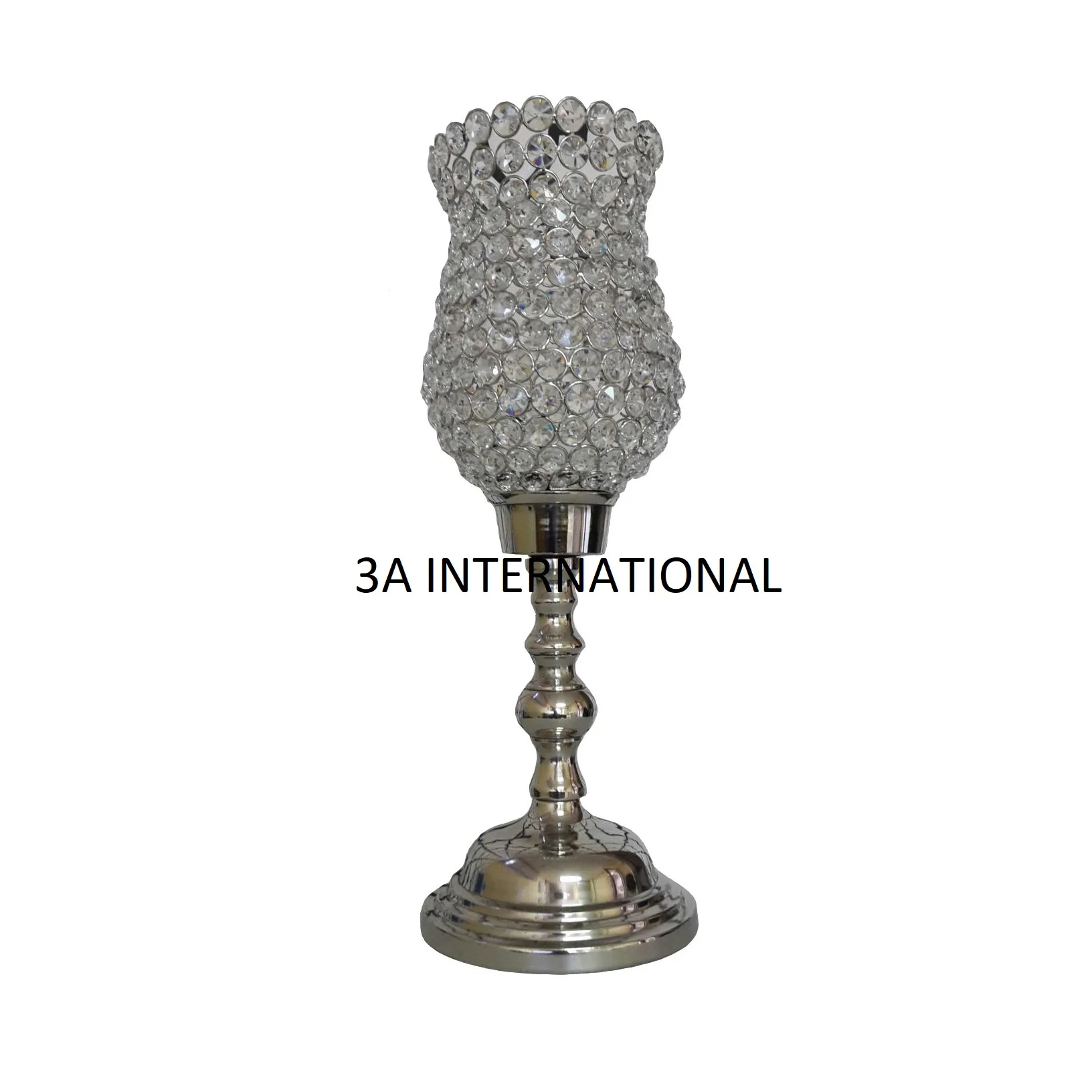 Wholesale Royal Wedding Crystal Candelabra Candle Stand For Luxury Parties Floor Decoration Candle Holder