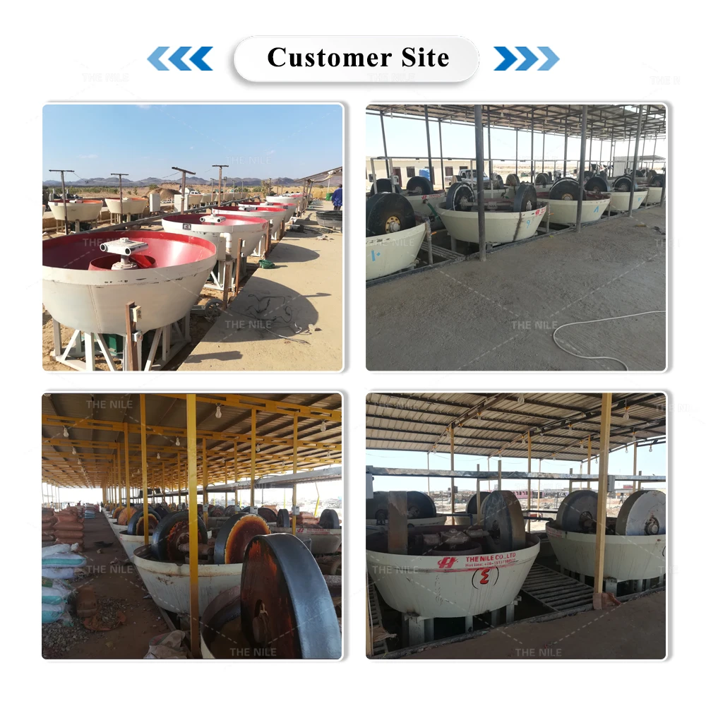 Hot sale Gold Wet Pan Mill machine gold mining The Gold Mining  Grinding Machine Flour Stone Wet Pan Mill For Sale