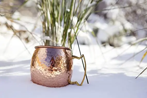 BEST Selling Copper Mugs Hammered Brass Handle Antique Beer Mugs Moscow Mule Customized 16 oz Restaurant Hotels Home Accessories