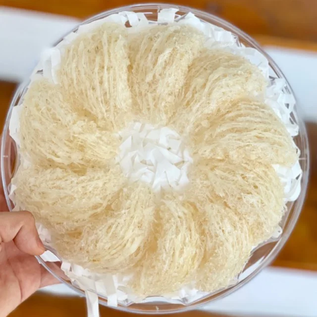 Птичье гнездо, чистый съедобный из Вьетнама-100 г/коробка (Птичье гнездо мистер нам Бу)