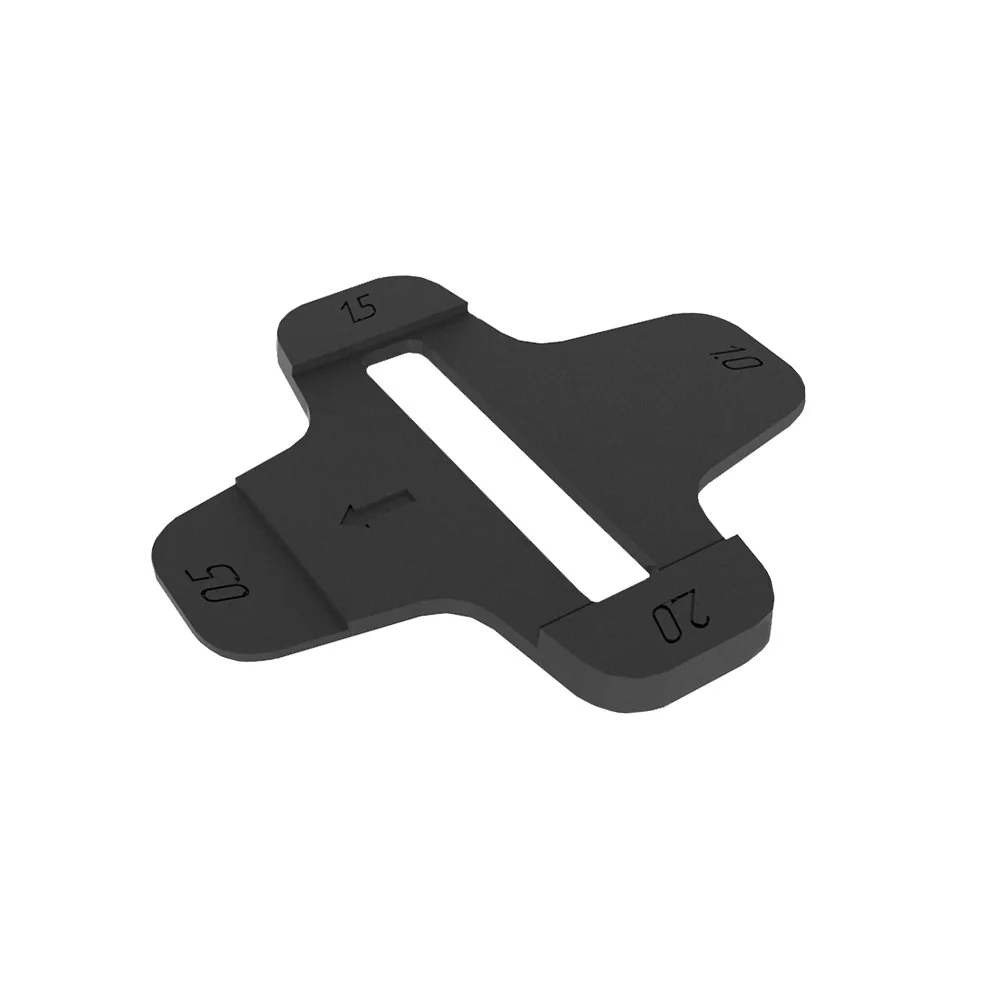 Spacer tile leveling - protection plate for wedge Levelize