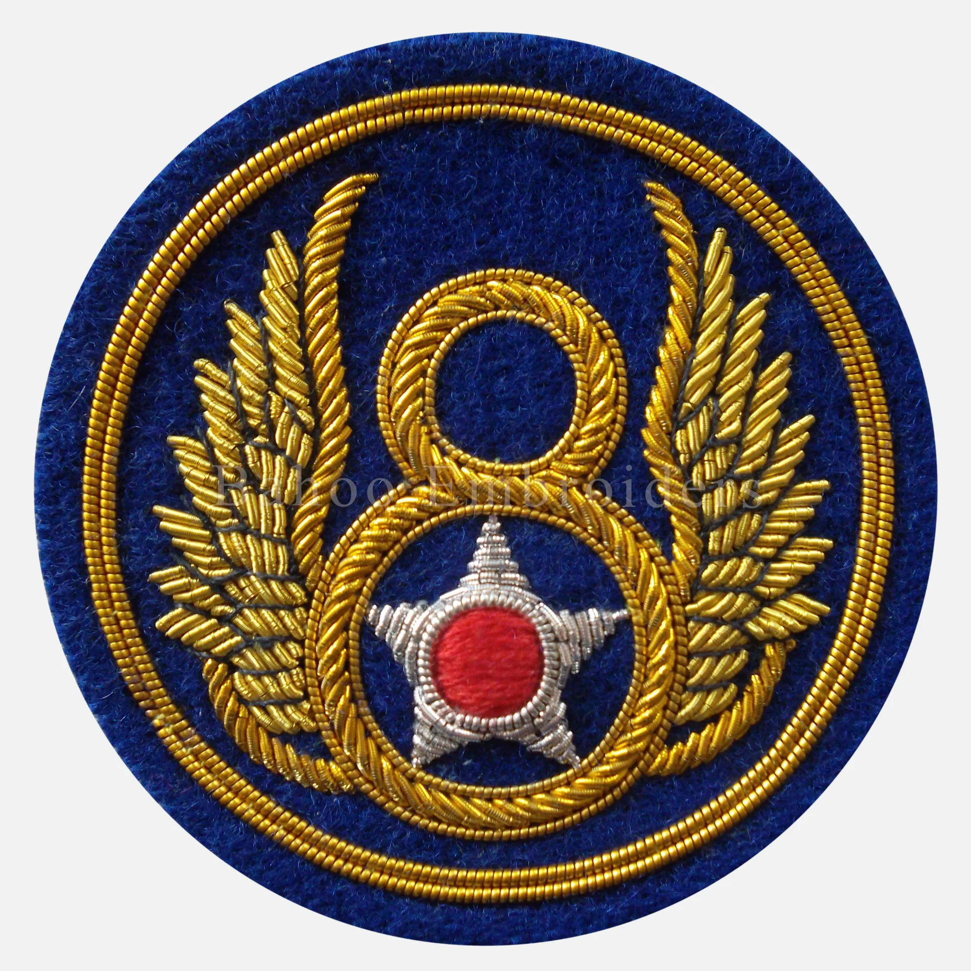 ROYAL AIR FORCE BADGE - HAND EMBROIDERED