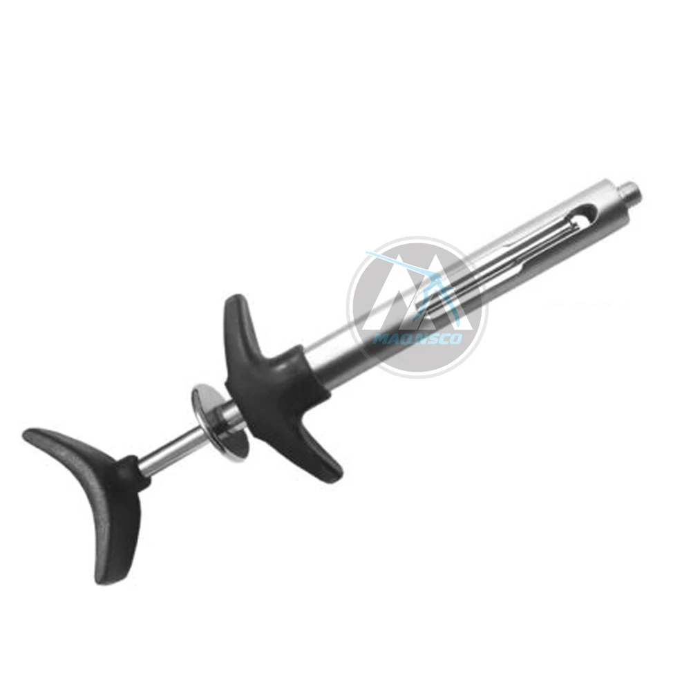 Dental Syringe Self Aspirating Stainless Steel Instrument Red