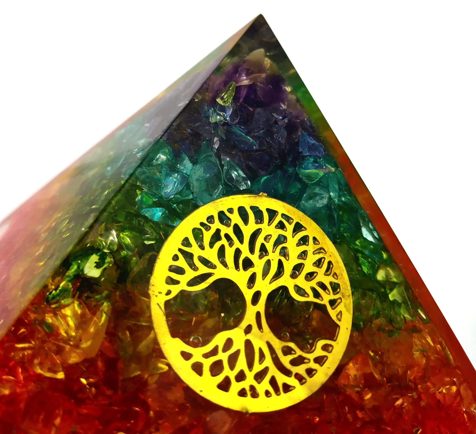ORGONE  CHAKRA  PYRAMID / WHOLESALE PYRAMID / PREMIUM QUALITY ORGONE ITEMS