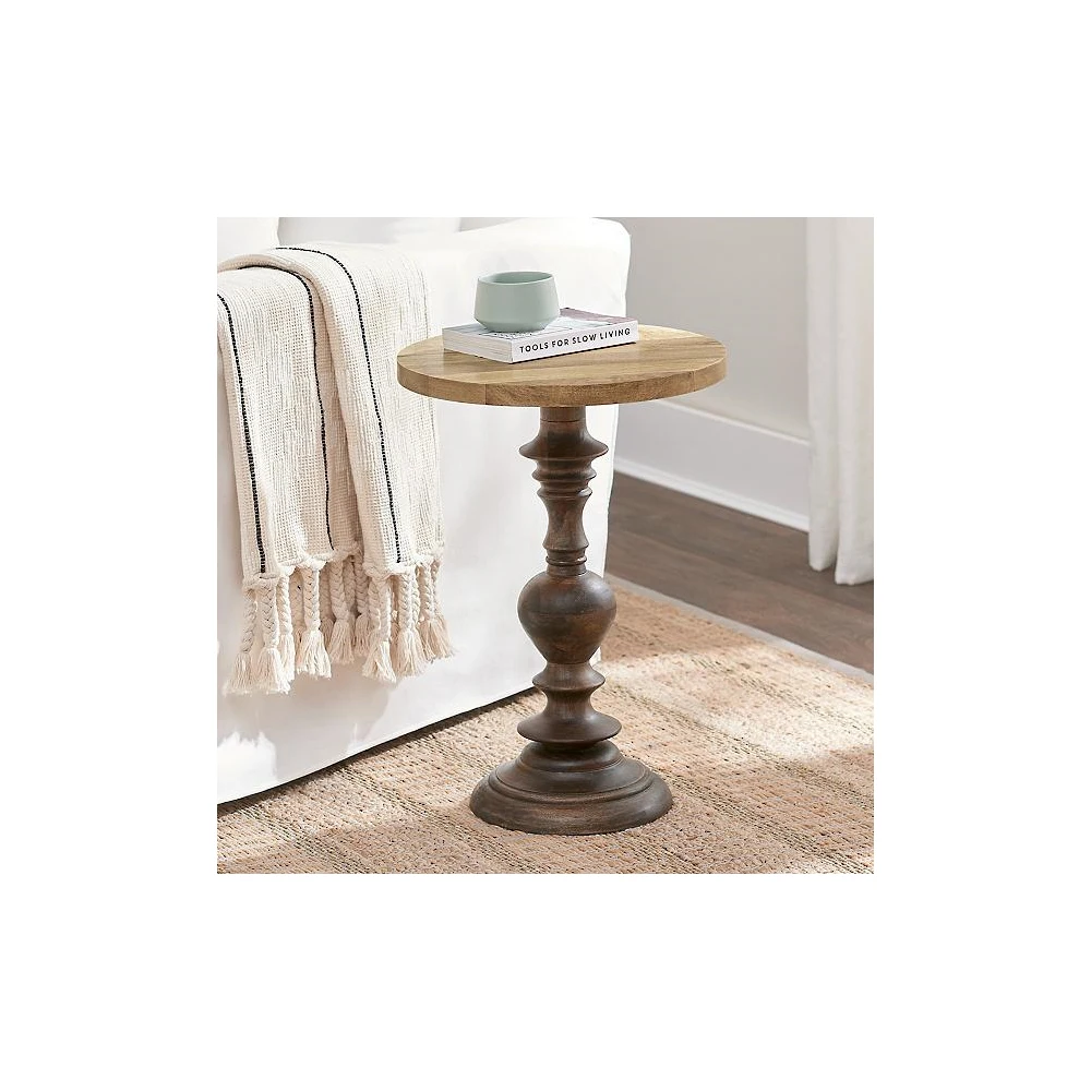 2023 Latest Brown Vintage Style Solid Wood End Table at Factory Price from Indian Quality Furniture Exporters at Wholesale Price