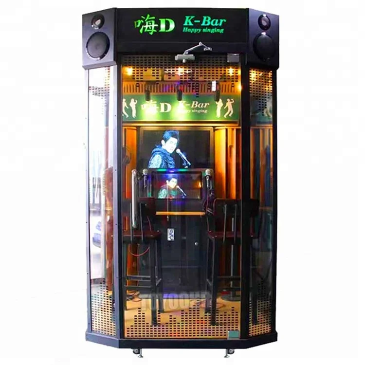 Karaoke Booth Singing Song Simulator Game Machine Arcade Coin Operated Electronic Mini KTV for sale