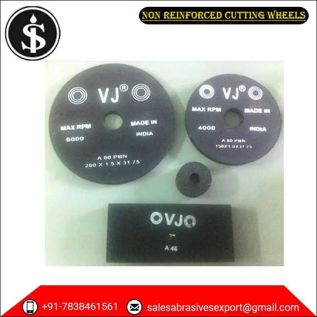 Excellent Quality Abrasive Non Reinforced Cutting Wheel 4 Inch Disc