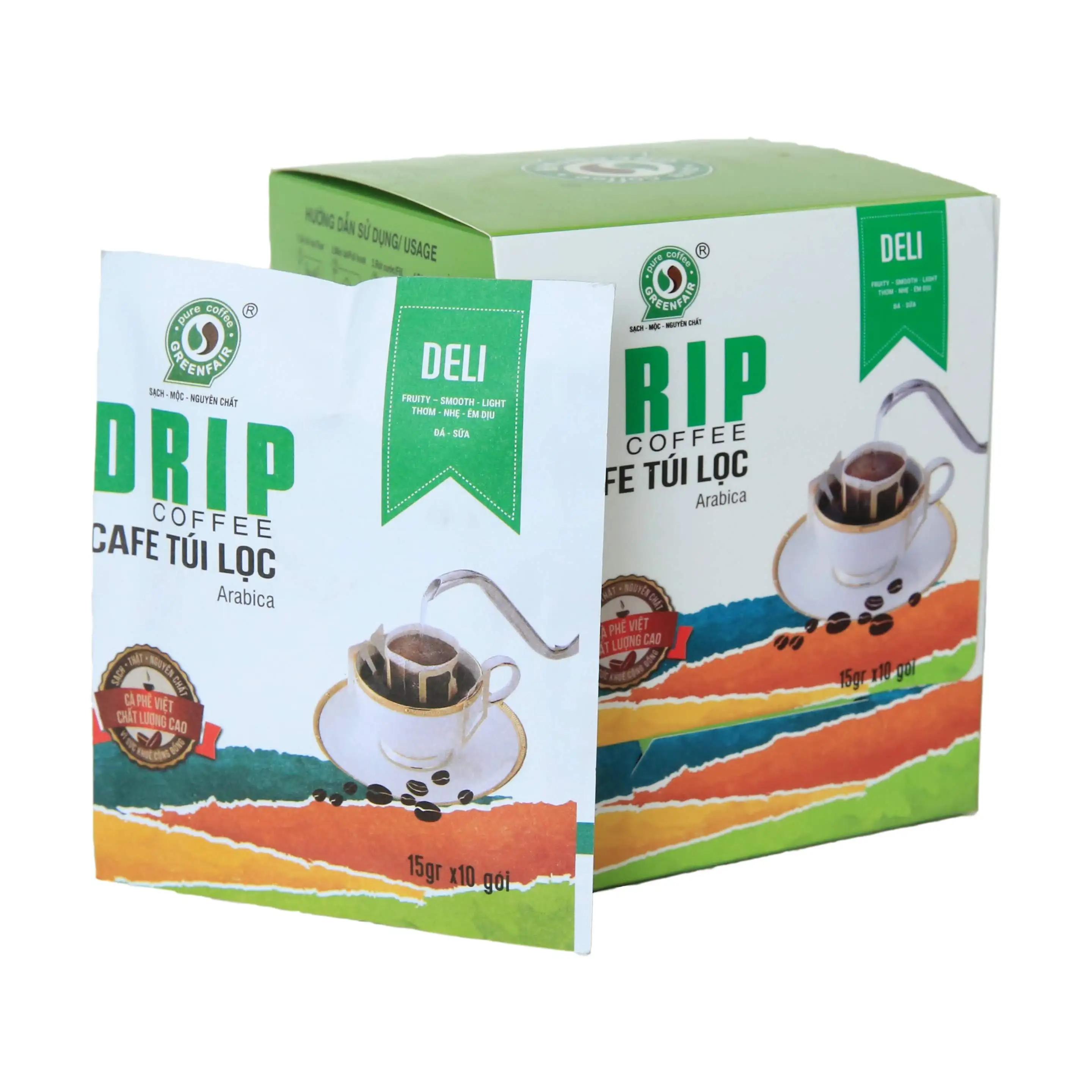 Drip Coffee Filter Bag With Hanging Ear Disposable Coffee Bag