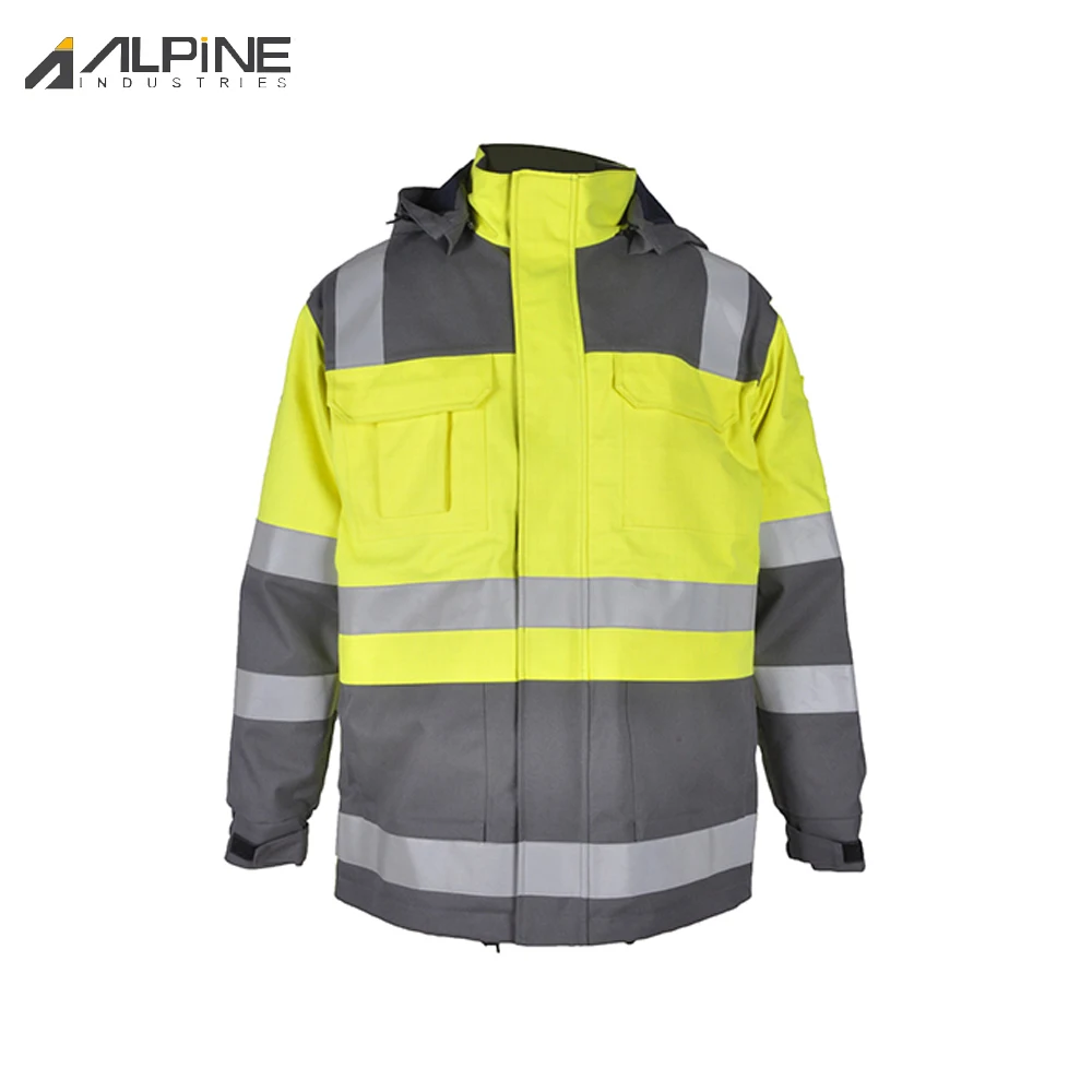 Newest Wholesale Flame Retardant Jacket Hoodies Reflective Flame Retardant Safety Clothing Working Jacket For Unisex