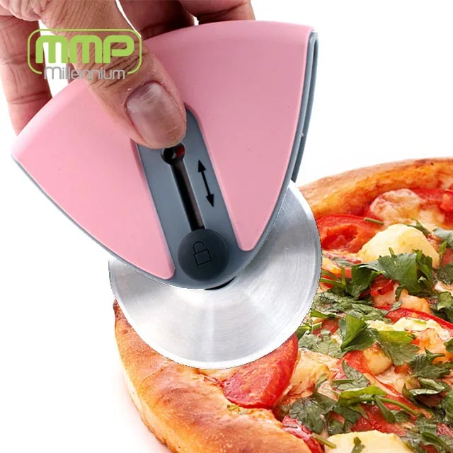 Pizza Cutter Sliding safety lock softgrip mmp recommend kitchen tools gadgets GRS recycle material accessories kitchenware