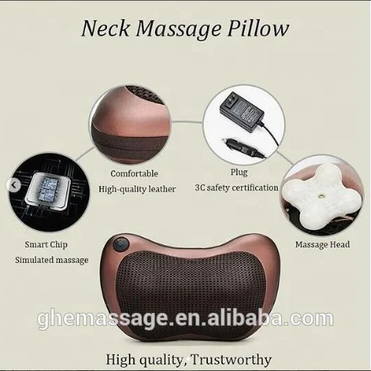 Новинка 2020 г., беспроводной Электрический шиацу с подогревом для дома и автомобиля, подушка для массажа с подогревом для спины, путешествий, воздуха, автомобиля и дома, массажный коврик и подушка