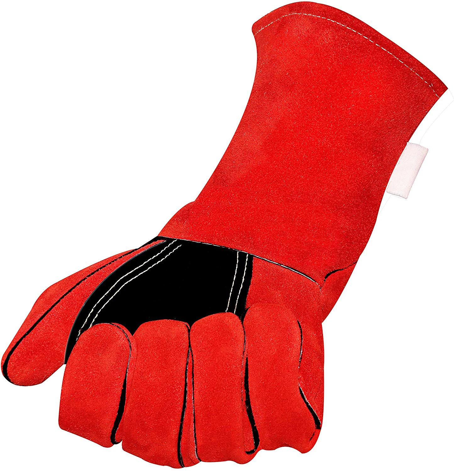 Leather Palm Cowhide split leather back Tag Welding Gloves With Cowhide Split Leather Gloves
