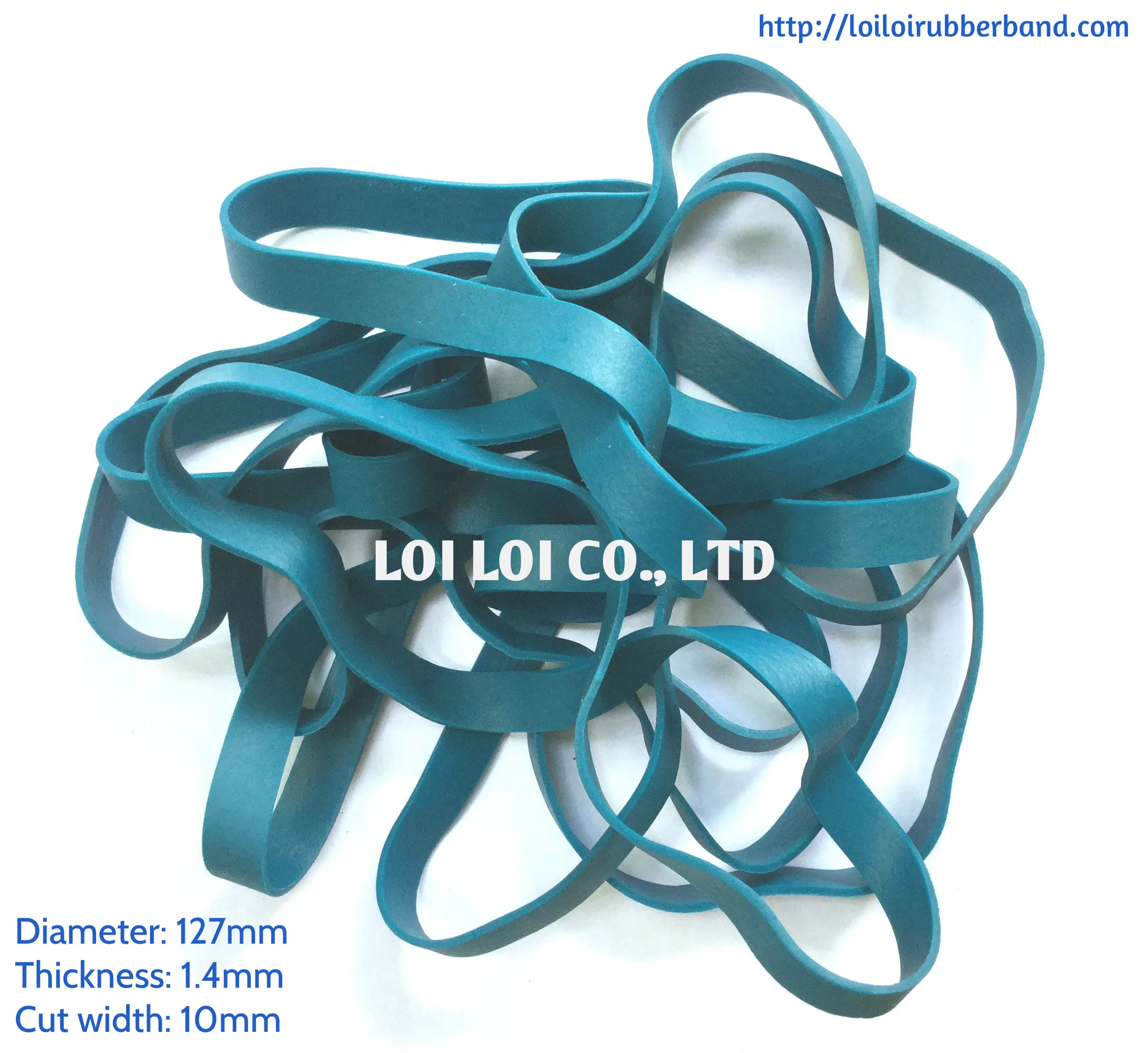 Wide Rubber Band 2022 Popular High Quality Wide BLUE and RED Color Rubber Band Elastic Natural Made in Vietnam