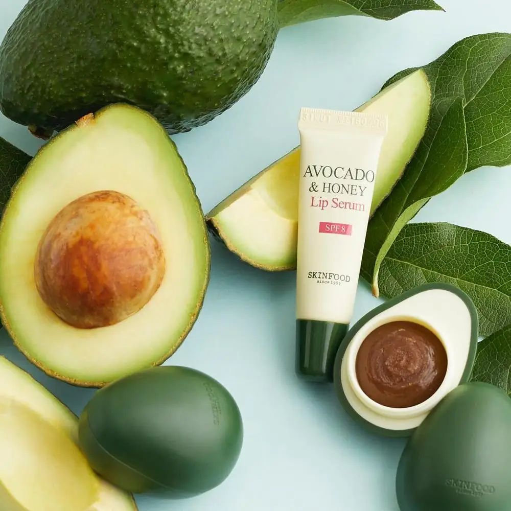 SKIN FOOD abocado&sugar lip scrub 14g