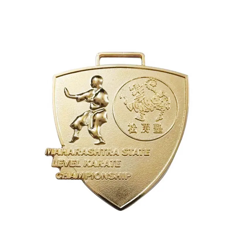Индивидуальная рекламная литейная спортивная медаль jiu-jзуд карате из цинкового