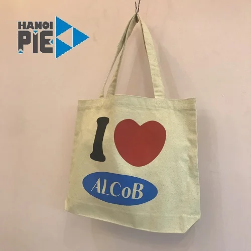 Cotton shopping bag printed custom made bags promotional
