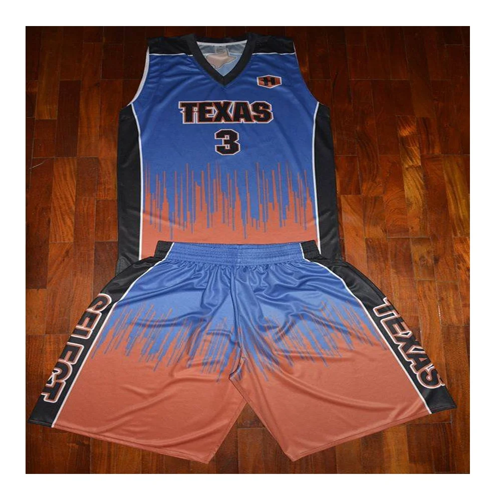 Sports Dye Fit Sublimation Printed Basketball Jersey and Shorts Uniform Custom Unique Design Best Quality Durable Fabric 10pcs
