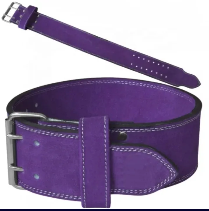 10mm Quick Release Weightlifting Belt Custom Double Prong Weightlifting Belt Adjustable Weightlifting Leather Belt