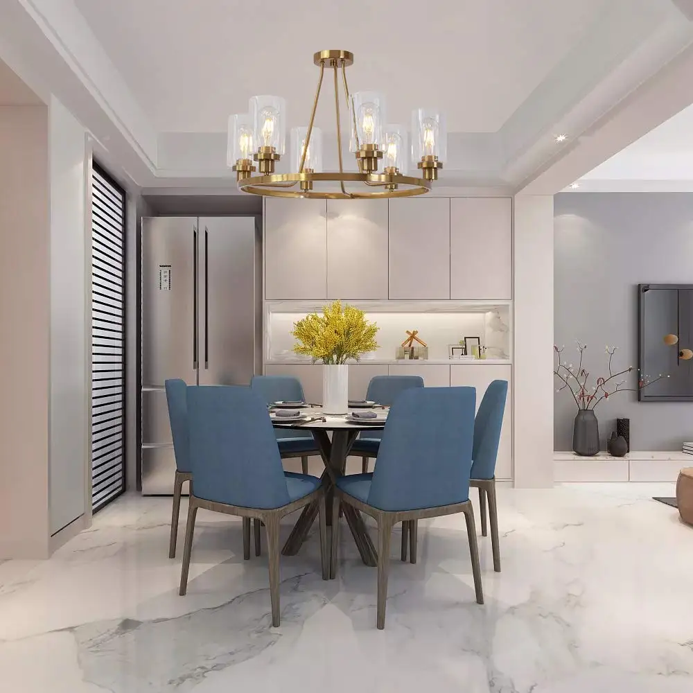 iron antique reproduction chandeliers lamp with 6 lights