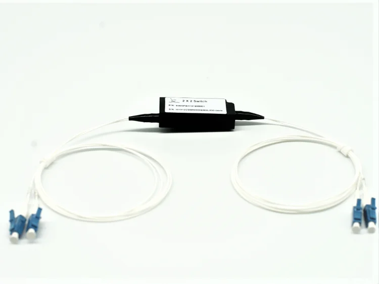 
1x2 Optical Switch 1510-1610nm LC/UPC 0.9mm Loose Tube Fiber Optic Cable Switch 