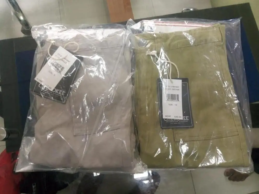 Leftover,Overrun Apparels Brand Labels Teenager Boys Kids Chino Cargo Pant Casual Cotton Multi Pocket Trouser Bangladesh Stock