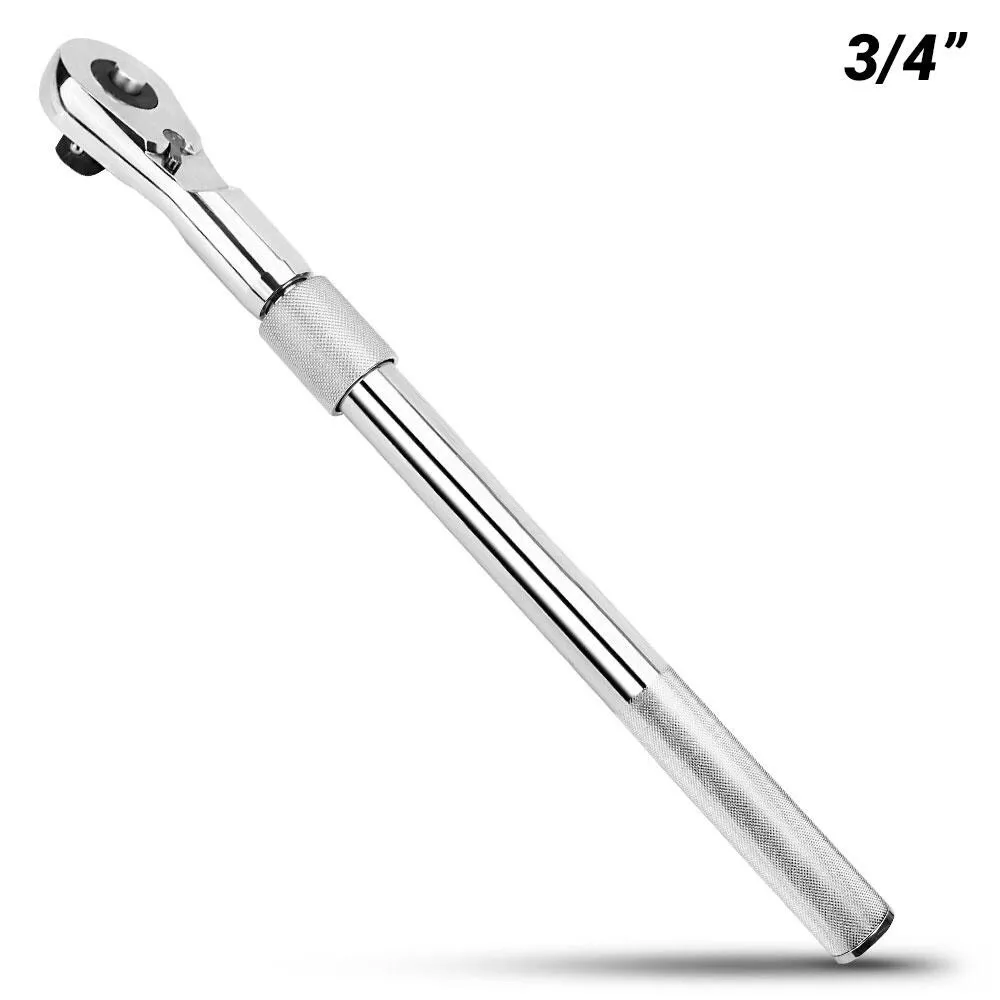 21PCS  SAE12PT 3/4 ' Car  Repair Tool Box Spanner Chrome Vanadium Hand Tools And Extenable Ratchet Socket Wrench Soc