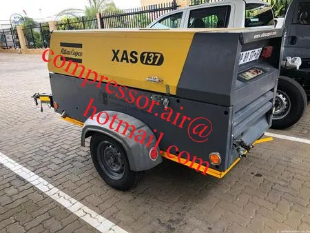 Atlas Copco air compressor xas 137 for sandblasting