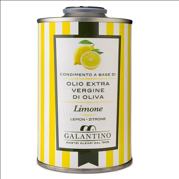 Lemon Natural Flavored Extra Virgin Olive Oil  Galantino for dressing and cooking