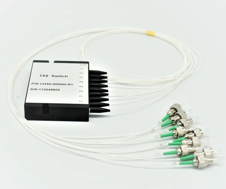 
1xN Optical Switch 1x8 Mechanical Optical Switch Module 