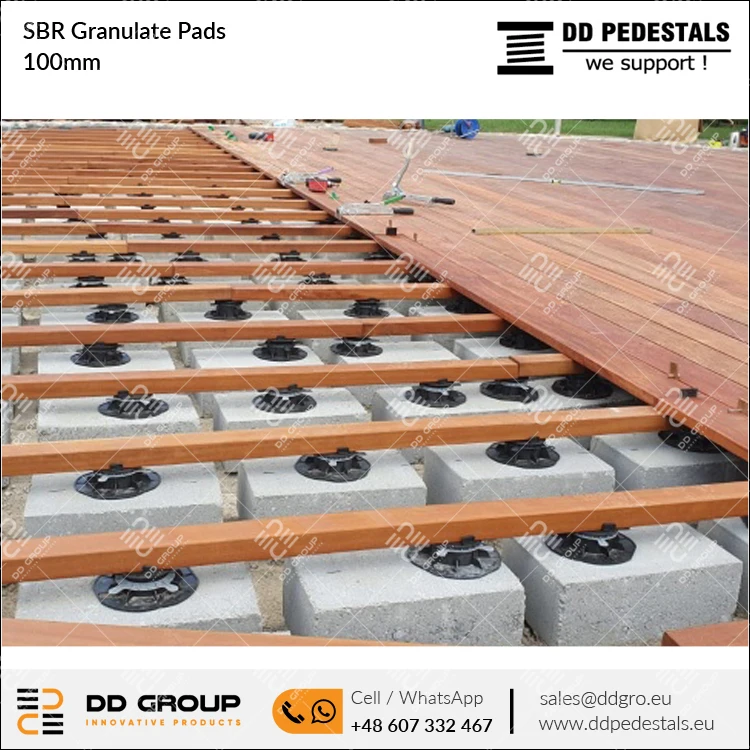 Лидер продаж высококачественные регулируемые брусчатые тумбы SBR 100 гранулятные колодки по лучшей цене