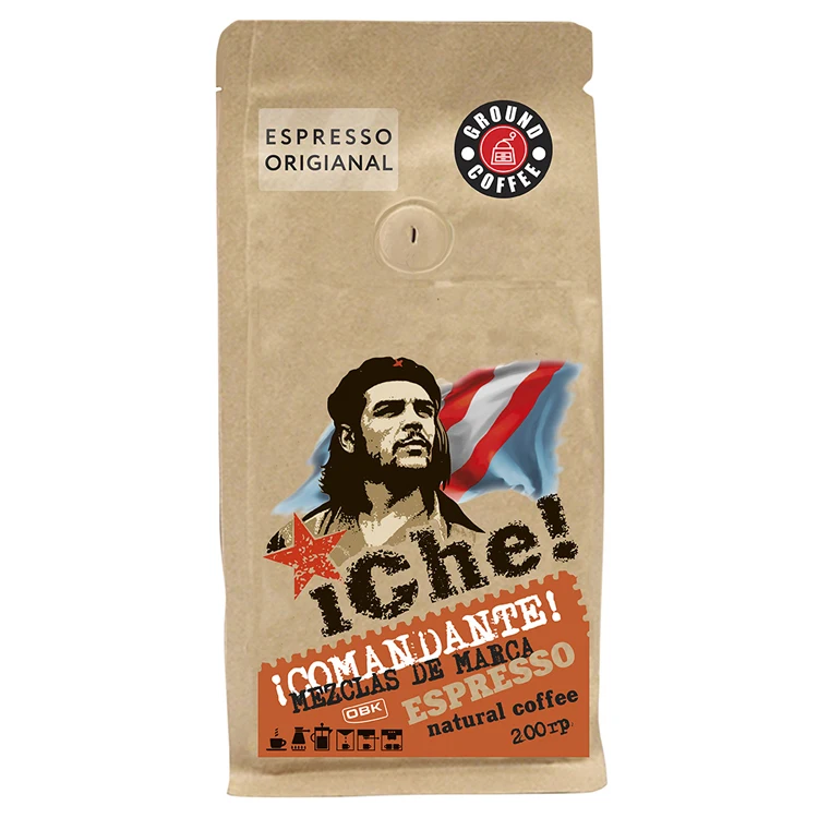 Жареный зернистый кофе эспрессо оригинал (70% arabica + 30% robusta) Торговая марка «aie», 200 г., зернистый кофе