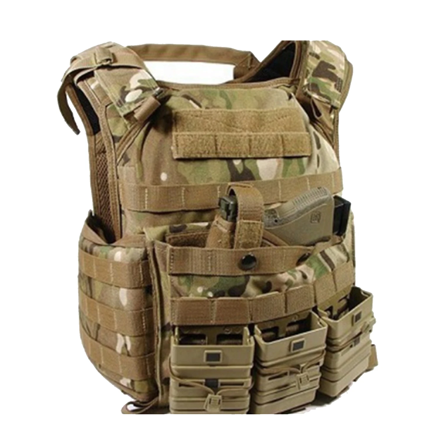 New Custom Oem Adjustable Molle Fast Vest Outdoor Hunting Airsoft Paintball Plate Carrier Vest Tactical Vest