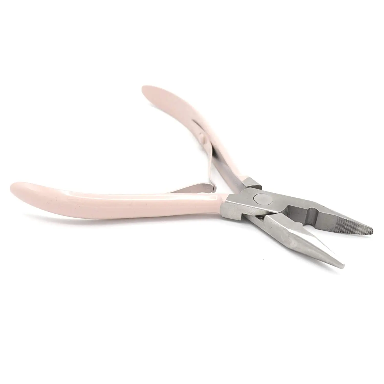 hair extension tools beading tool kit pliers set for beads 4 piece micro ring tea pink stainless steel