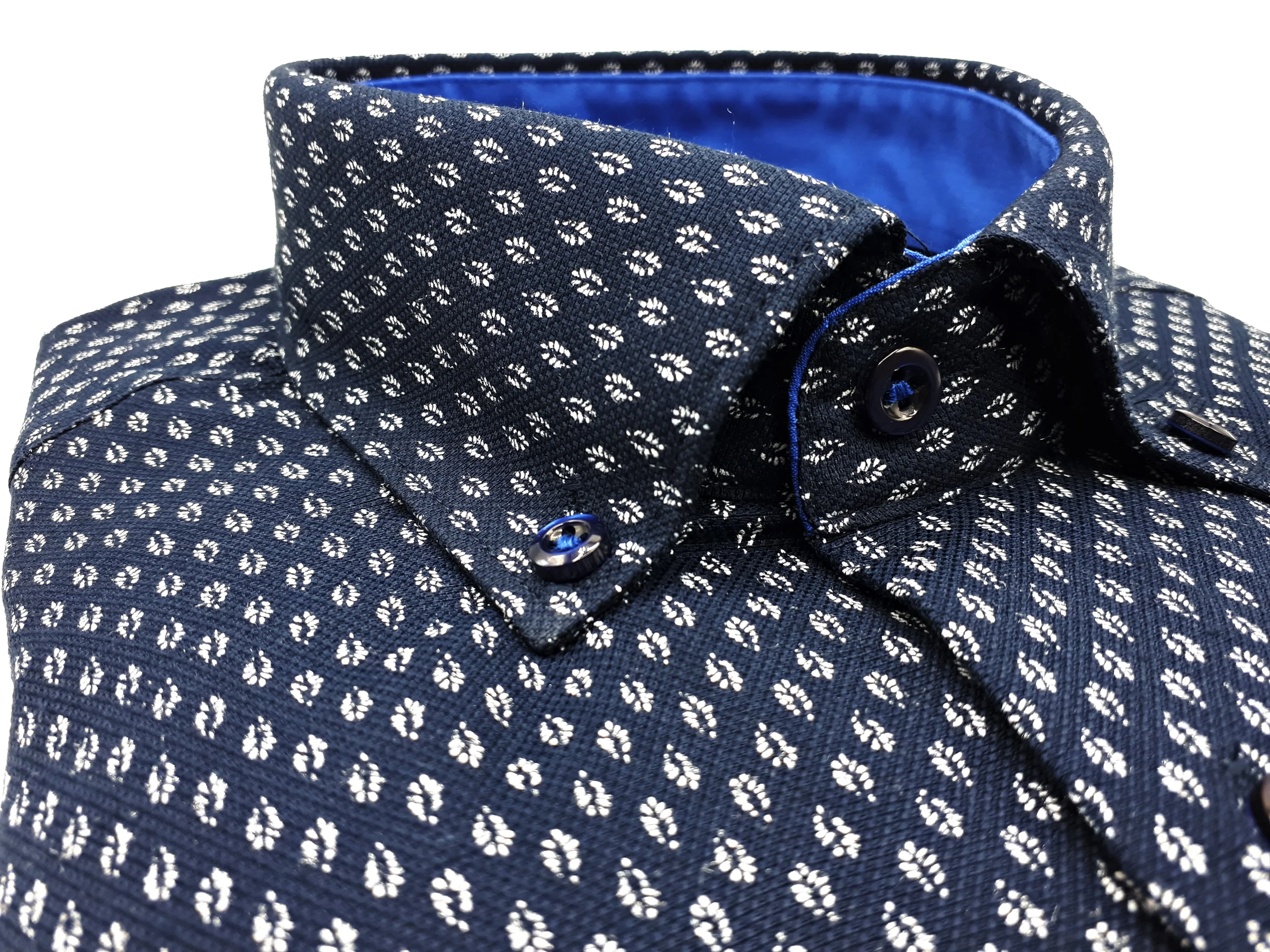 New High Quality Oxford Shirt Printed Men