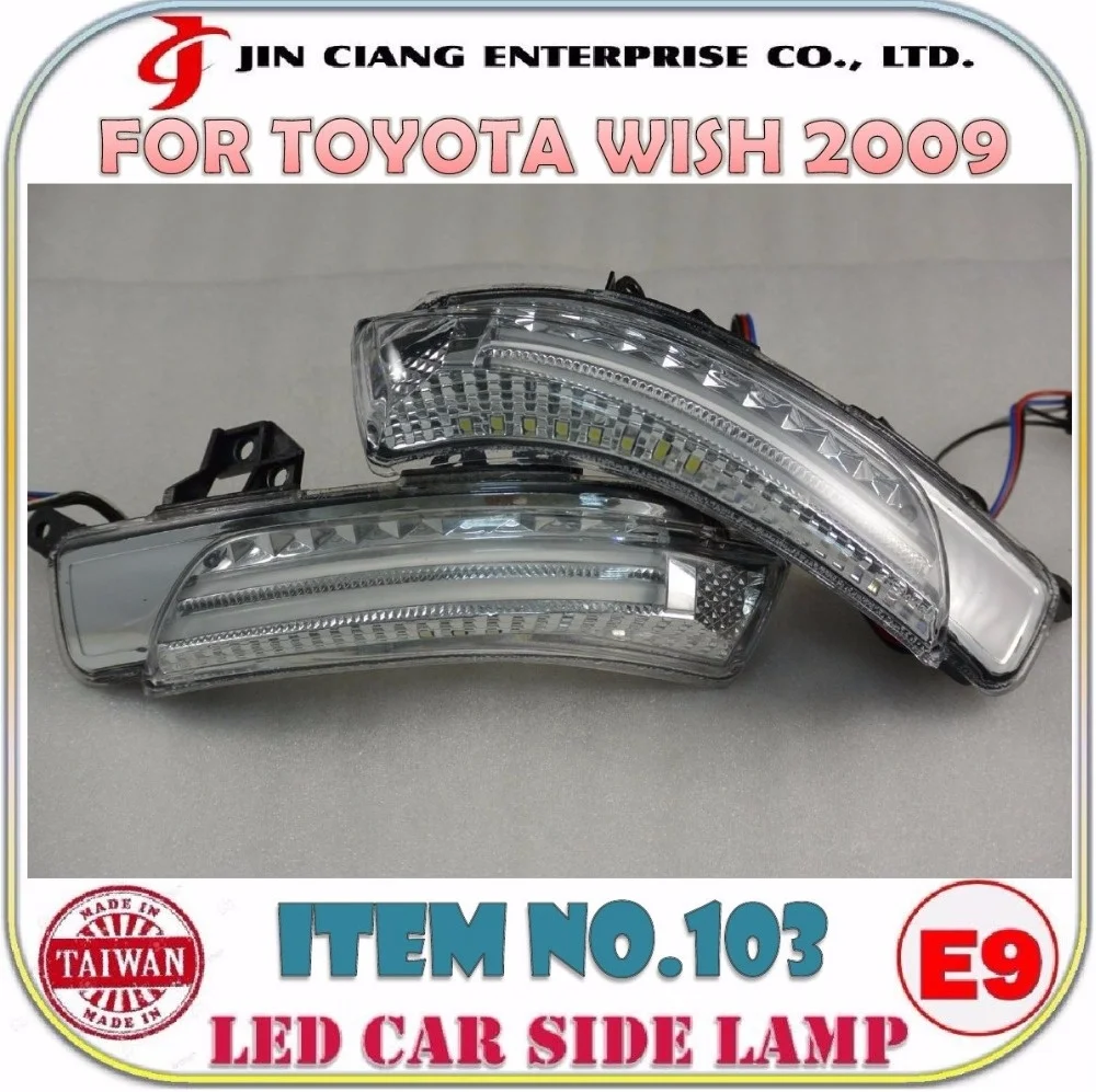 Car Accessories FOR JAPAN TOYOTA WISH ZGE20 LIGHT Guide LED CAR SIDE LAMP