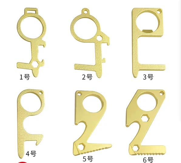 Premium Quality Custom Engrave Elbow Copper No Touch Door