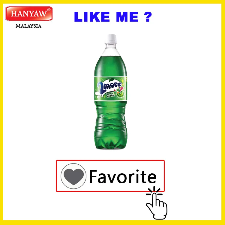 [Malaysia] Fast Shipping + Halal Certified 2 More Sparkling Soda Carbonated Drinks Trutti Fruitti  ( 330 ml x 24 Bottle / Ctn)