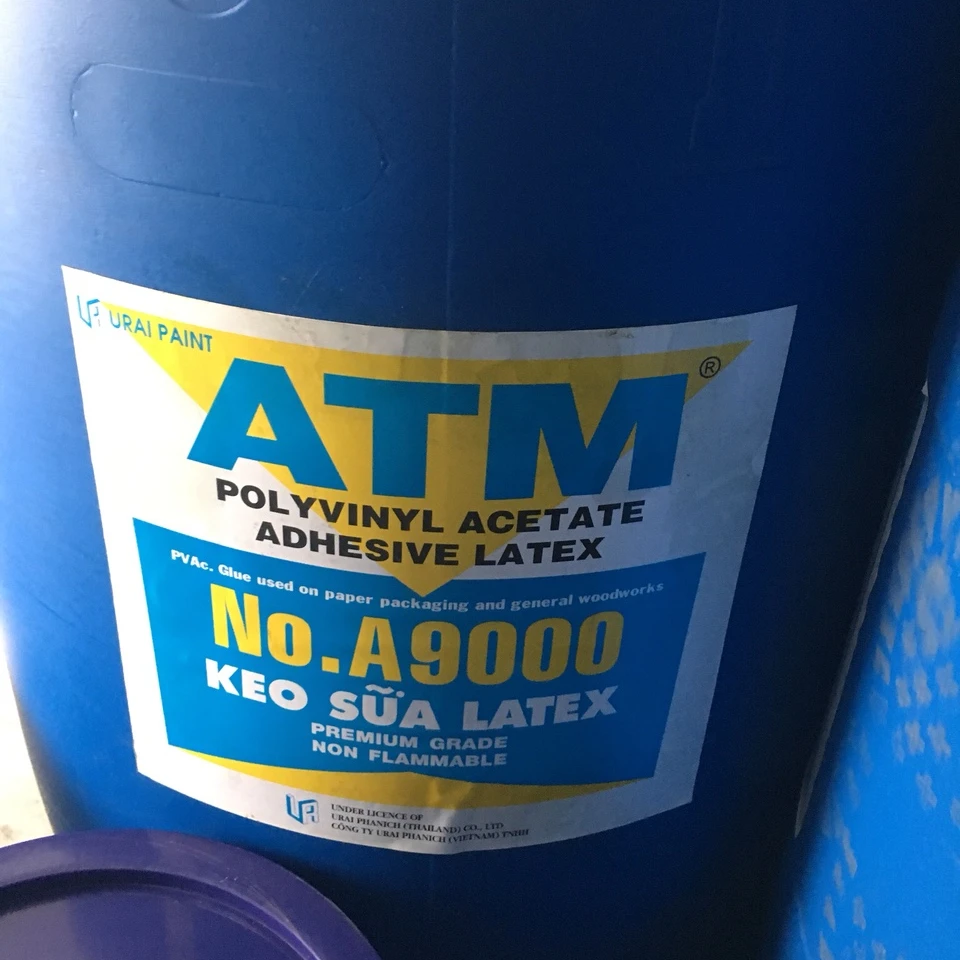 
Поливинилацетатный клей, латекс (PVac) ATM no 9000 клей, используемый на бумажной упаковке и работах по дереву 200 кг/бочка 