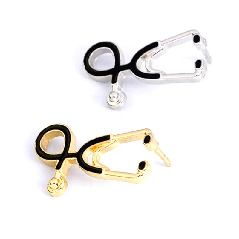 hospital custom made doctor myster medical stethoscope enamel pin