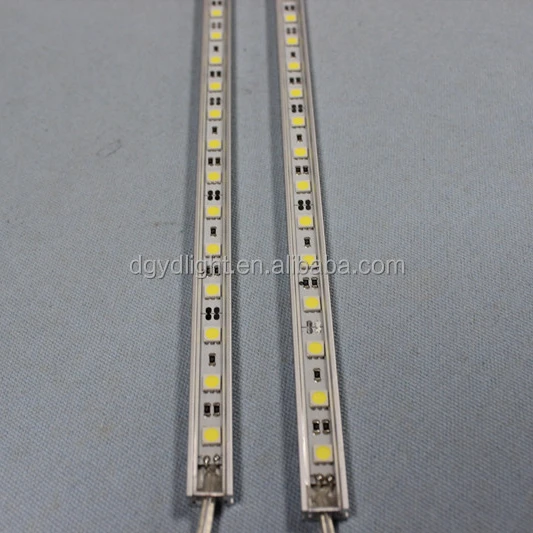 SMD5050 Aluminium Light Bar DC12V IP68 Waterproof 30 60 90 leds Bar LED Strip Lights