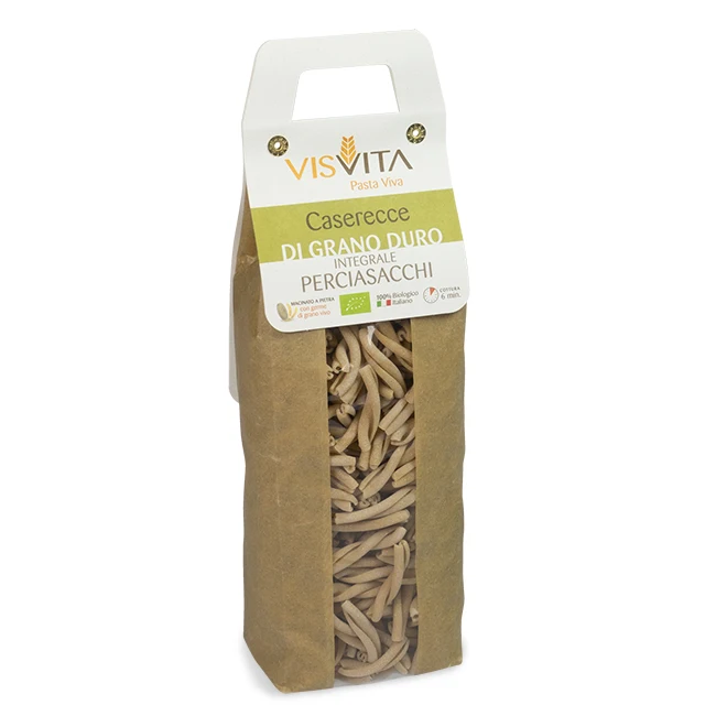 
Top Quality Ancient Durum Wheat Grain Organic Wholemeal Italian Pasta 500g 