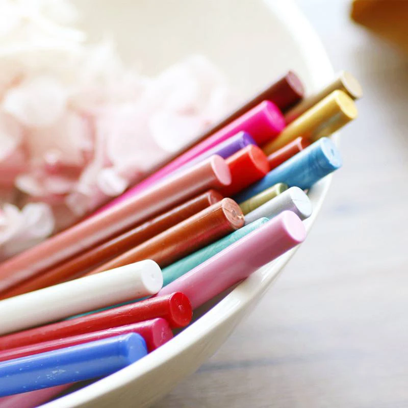 Flexible Wax Seal Round Stick Vintage Glue Gun Sealing Wax
