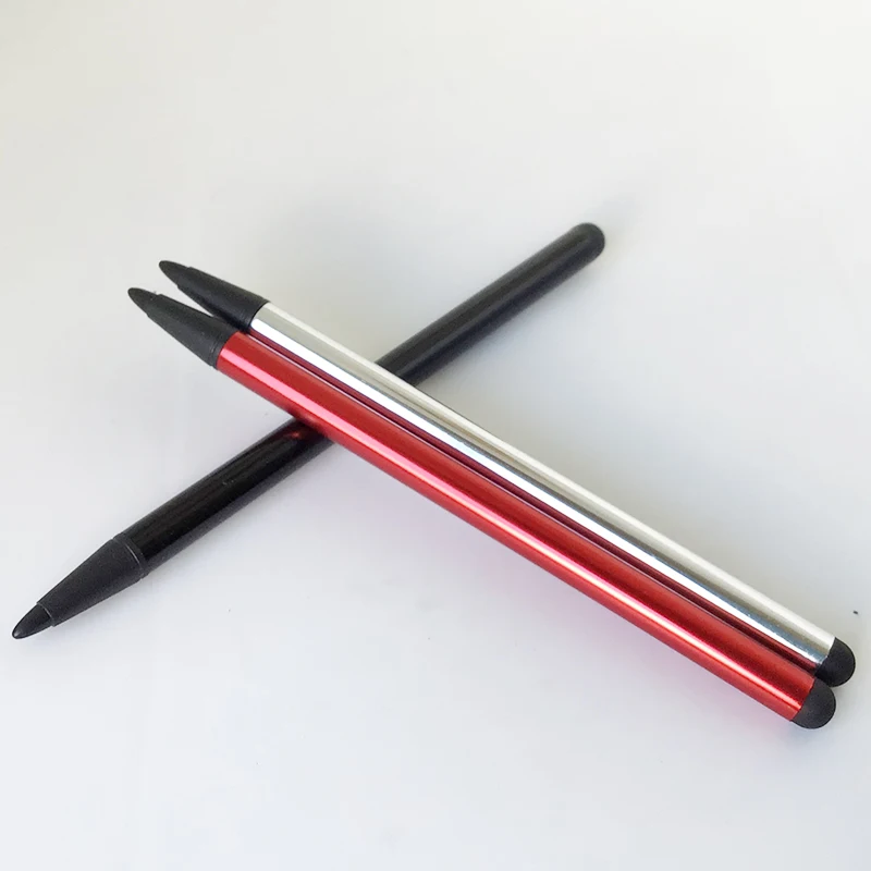 Capacitive and Resistive Stylus Pen Rubber Nib  Hard Tip 2 in 1 Fine Point Stylus Tip,High Sensitivity Precision,Unive